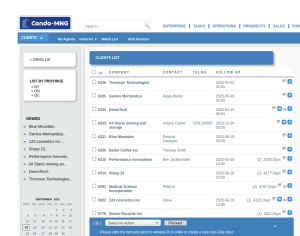 Condominium and Property Management - Clients Screenshot